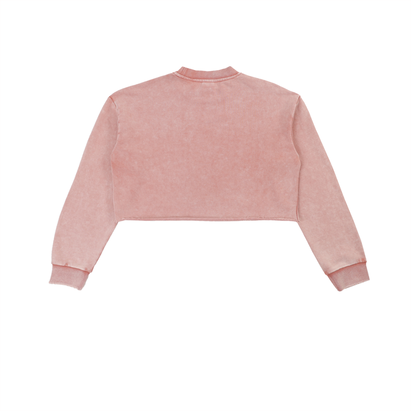 Dear Black Man™ “Standard” Snow Washed Raw Edge Cropped Sweatshirt